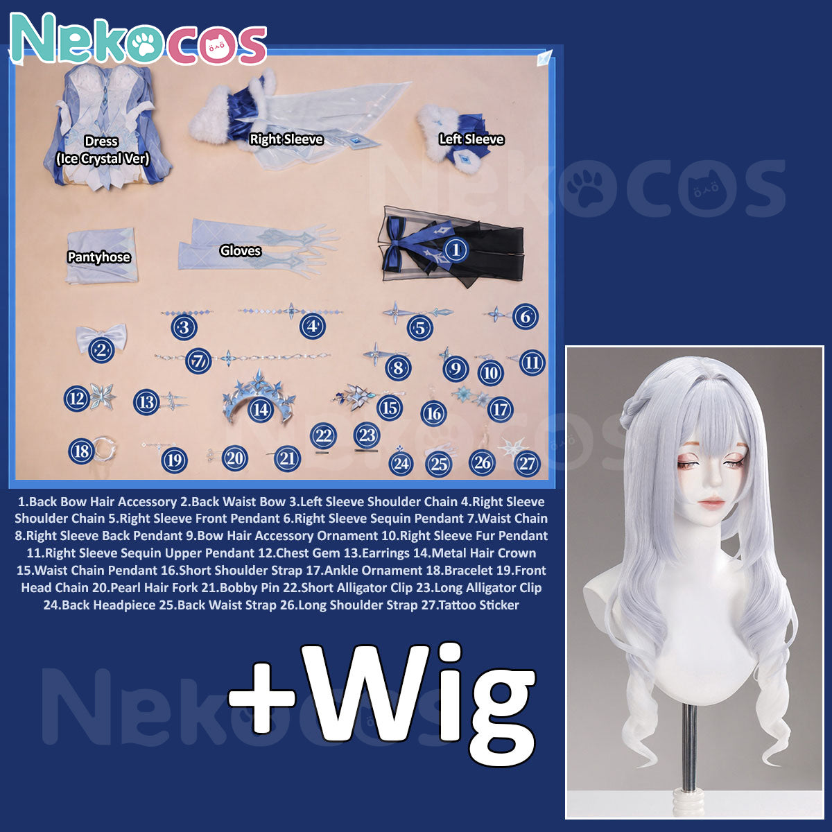Genshin Impact Tsaritsa Cosplay Costume - Premium Custom EditionCostume,Game,Genshin Impact
