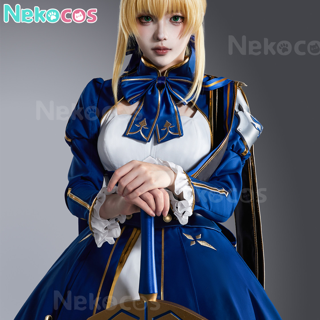 【Nekocos】Game Honkai:Star Rail Cosplay Saber Altria Pendr Cosplay Costume Premium Edition | In Stock
