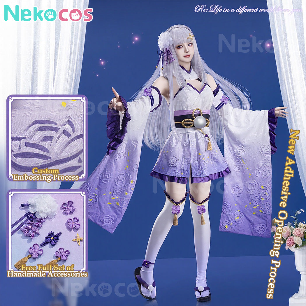 【Nekocos】Anime Cosplay Emilia Cosplay Costume | In Stock