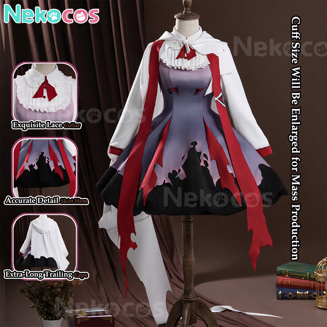 Eyjafjalla Hvít Aska Cosplay Costume - Custom-Tailor DesignArknights,Costume,Game
