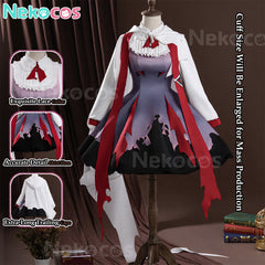 Eyjafjalla Hvít Aska Cosplay Costume - Custom-Tailor DesignArknights,Costume,Game