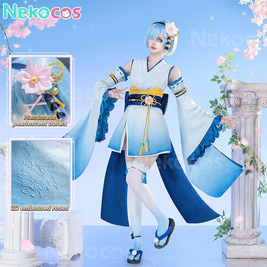 【Nekocos】Anime Cosplay Rem Battle Suit / Battle Version Cosplay Costume | Custom-Tailor