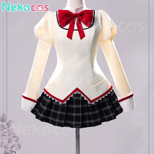 【Pre-Sale】Anime Puella Magi Madoka Magica Cosplay Madoka Kaname School Uniform Cosplay Costume