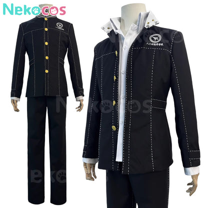 【In Stock】Game Persona 4 Cosplay Yu Narukami Yasogami Campus Cosplay Costume