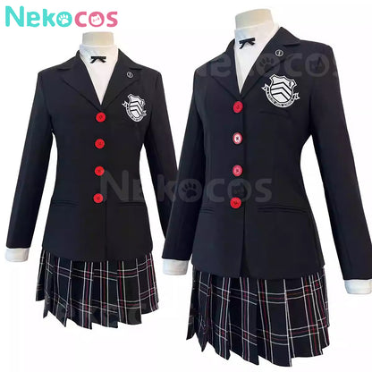 【In Stock】Game Persona 5 Cosplay Kasumi Yoshizawa Shujin Academy Cosplay Costume