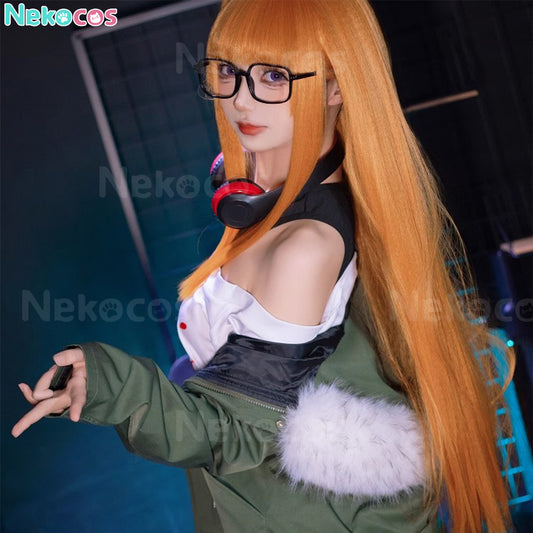 【Nekocos】Game Persona Cosplay Futaba Sakura Cosplay Costume | In Stock