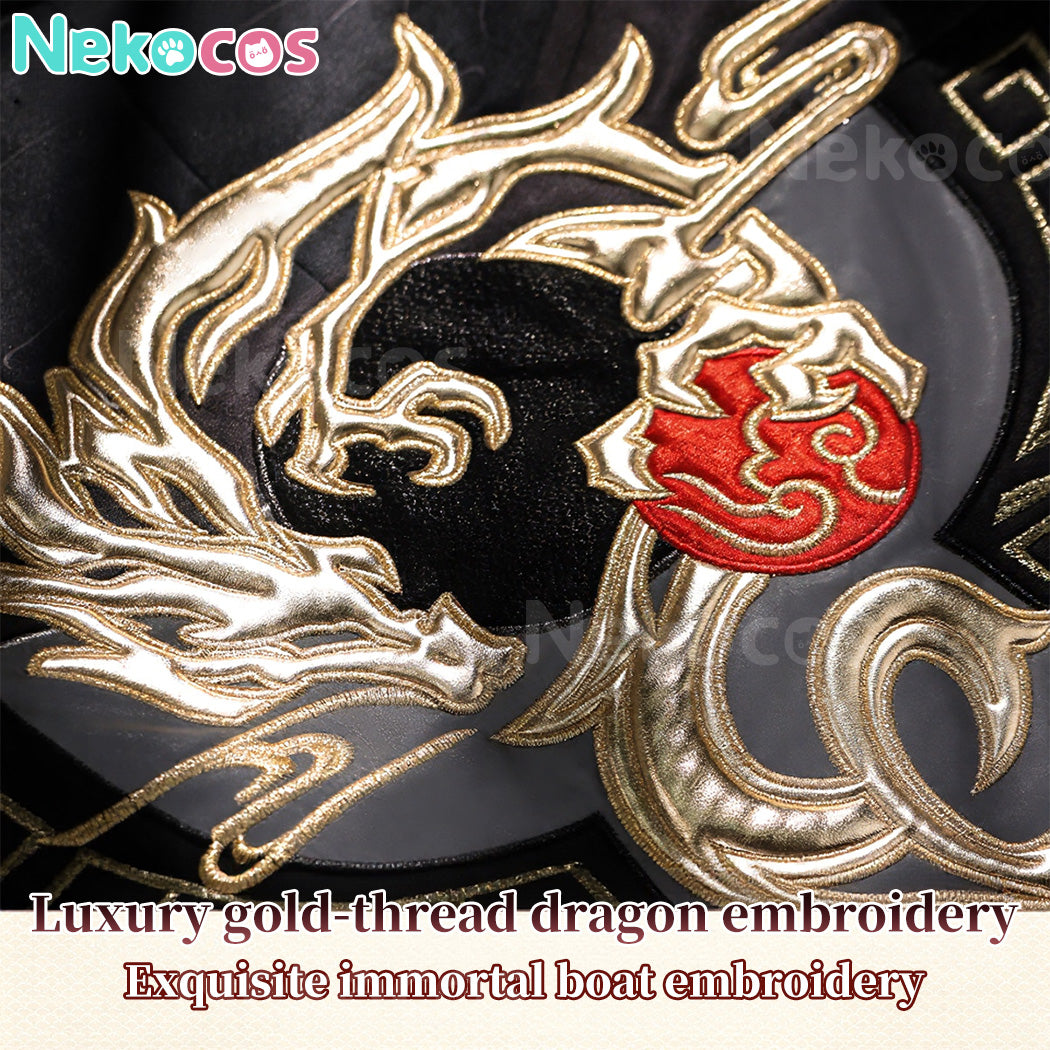 【Nekocos】Game Honkai: Star Rail Cosplay New Year style Caelus Cosplay Costume Premium Edition | Custom-Tailor