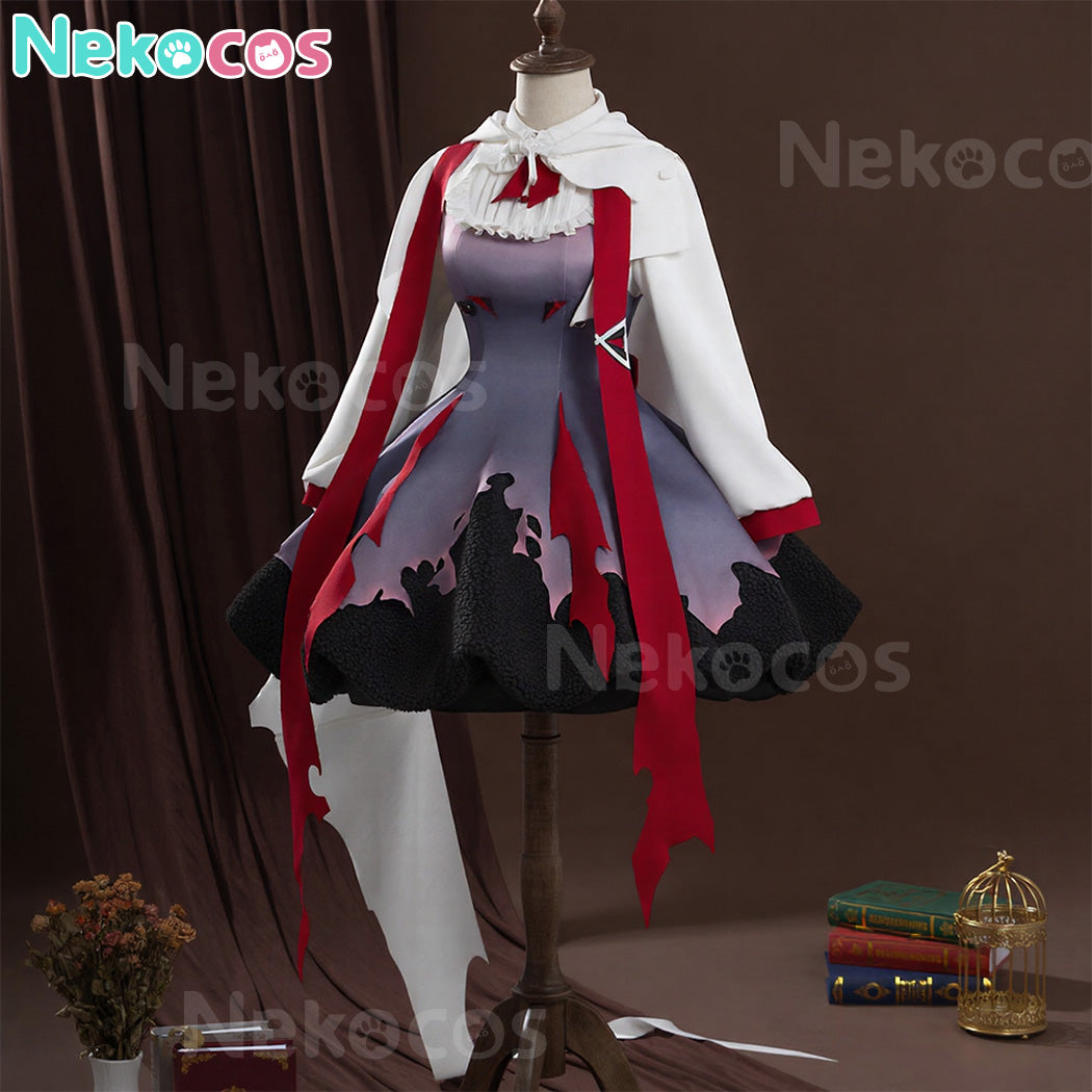 Eyjafjalla Hvít Aska Cosplay Costume - Custom-Tailor DesignArknights,Costume,Game
