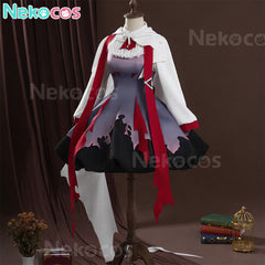 Eyjafjalla Hvít Aska Cosplay Costume - Custom-Tailor DesignArknights,Costume,Game