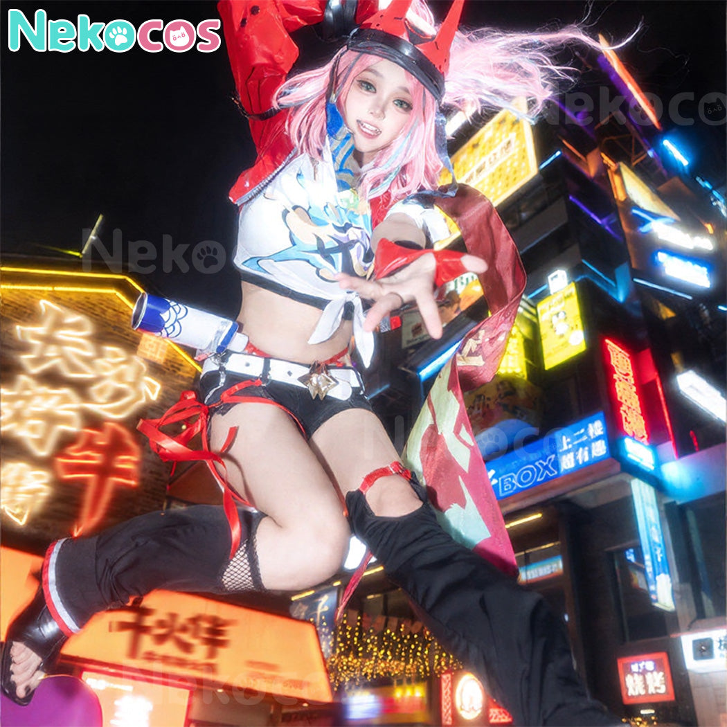 【Nekocos】Game Honkai: Star Rail Cosplay Galaxy Rangers Rappa Cosplay Costume Premium Edition | In Stock