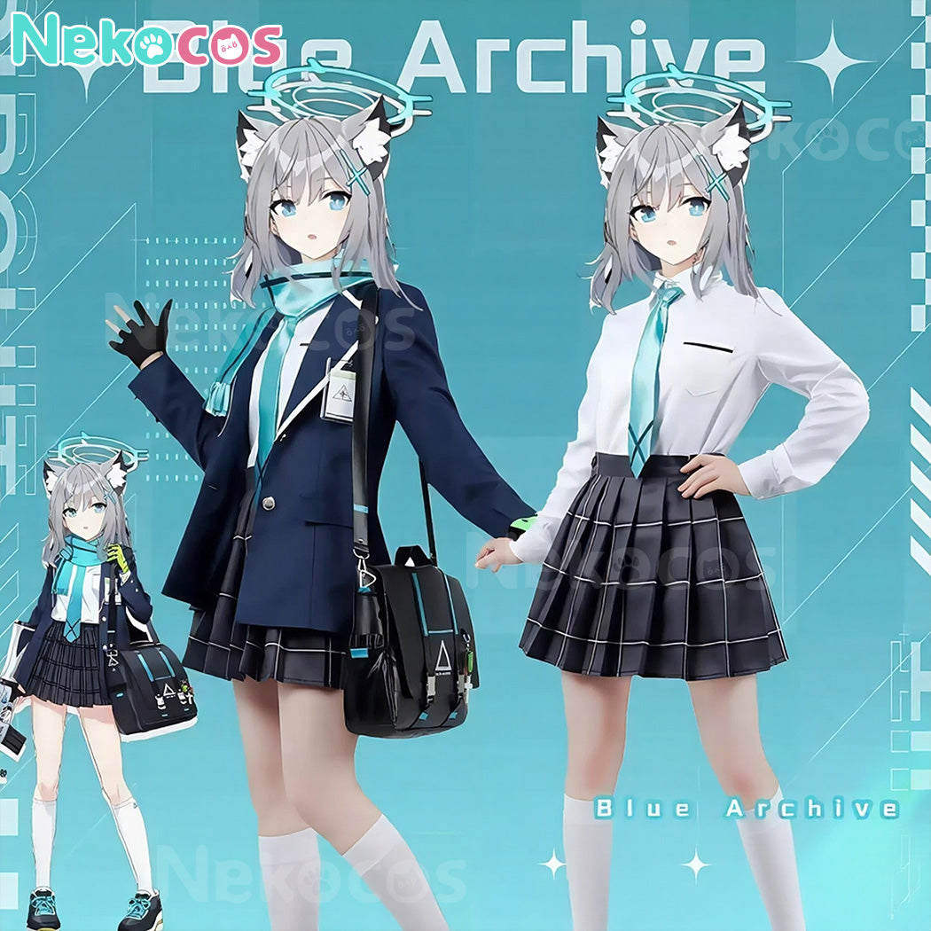 【Nekocos】Game Blue Archive Cosplay Shiroko Sunaookami Cosplay Costume | In Stock