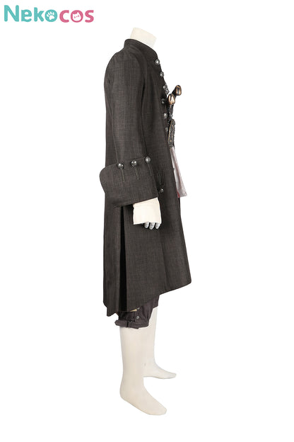 【Nekocos】Movie Jack Cosplay Costume Black Jacket Uniform Halloween Cape Standard Collar Custom Christmas Cosplay Costume | Pre-Sale