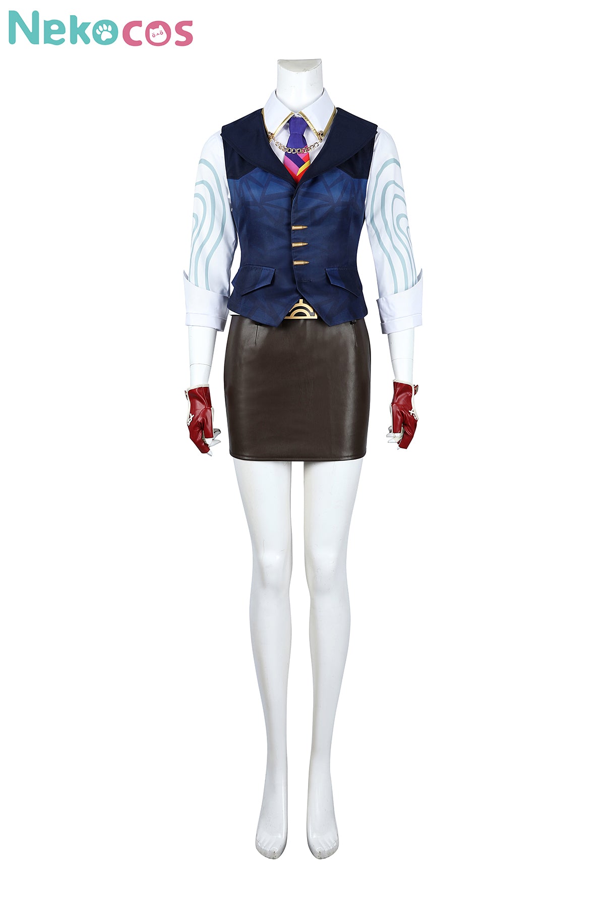 【Nekocos】Movie Cosplay Costume Halloween Cape Standard Collar Custom Christmas Cosplay Costume | Custom-Tailor