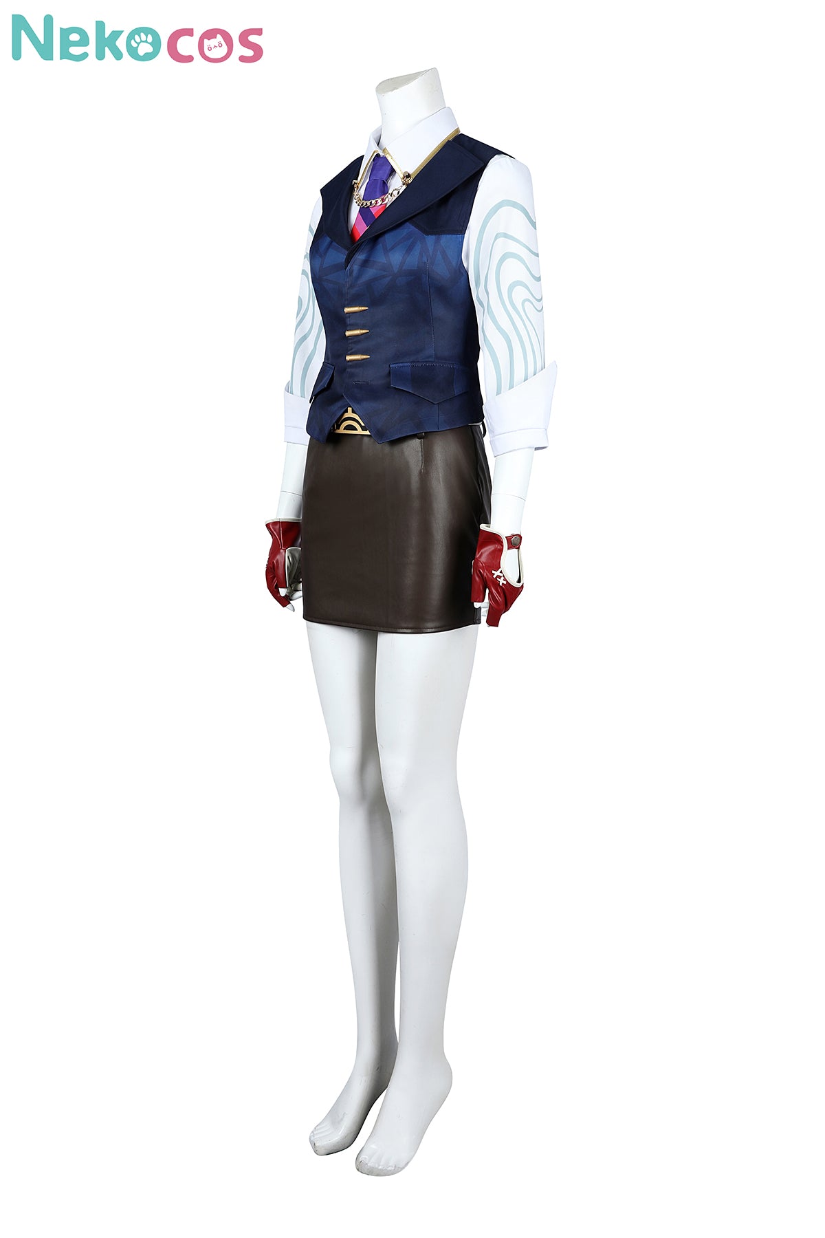 【Nekocos】Movie Cosplay Costume Halloween Cape Standard Collar Custom Christmas Cosplay Costume | Custom-Tailor