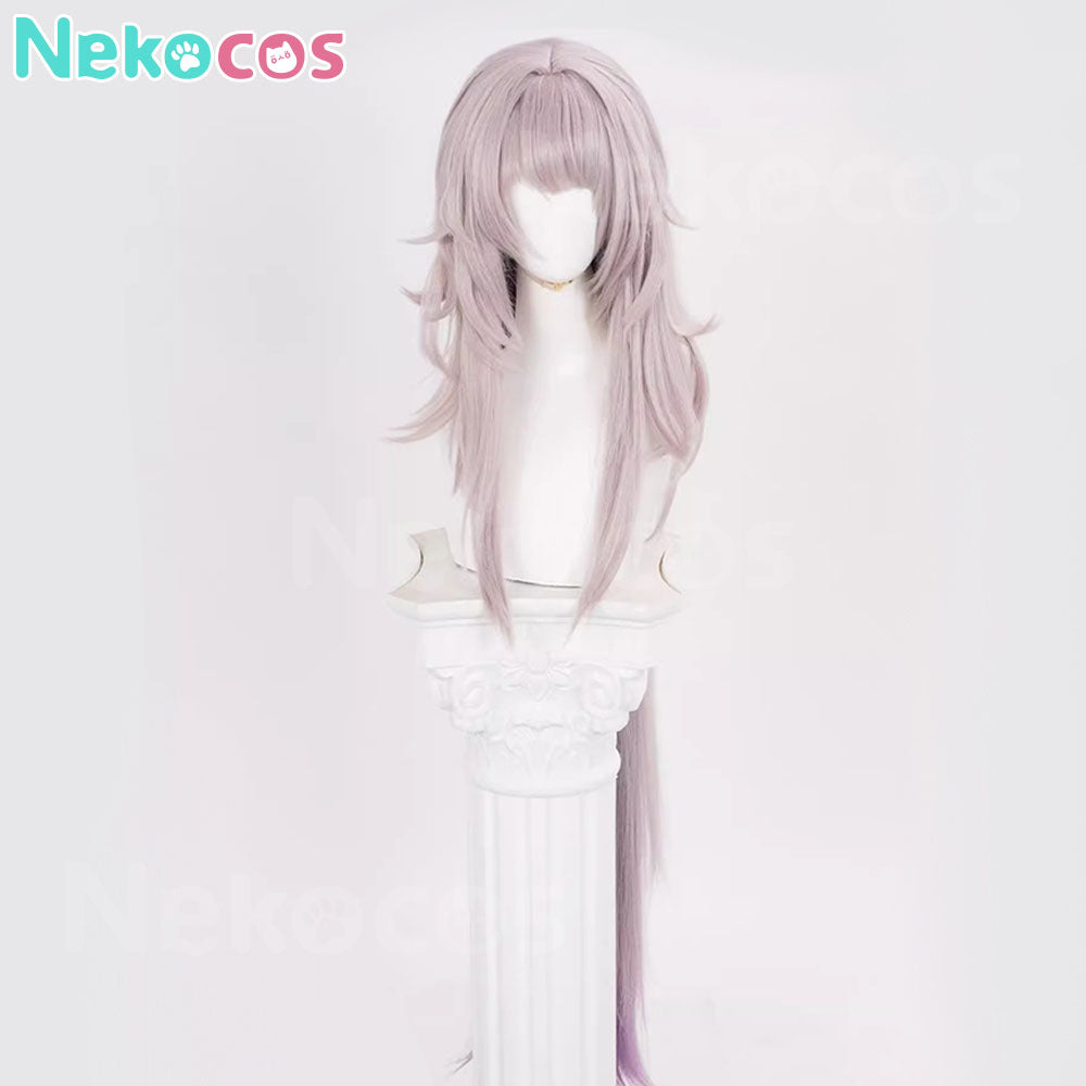 【Auf Lager】Spiel Honkai: Star Rail Cosplay Die Herta Farbverlauf Cosplay Perücke