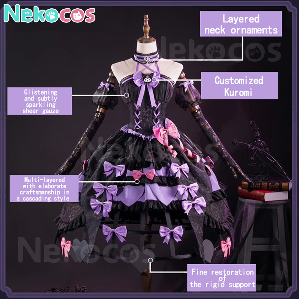 【Auf Lager】 Spielidentität Ⅴ Cosplay Merry Kuromi Bloody Queen Mary Cosplay-Kostüm Premium Edition