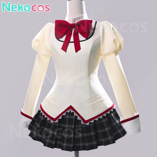 【Pre-Sale】Anime Puella Magi Madoka Magica Cosplay Madoka Kaname School Uniform Cosplay Costume