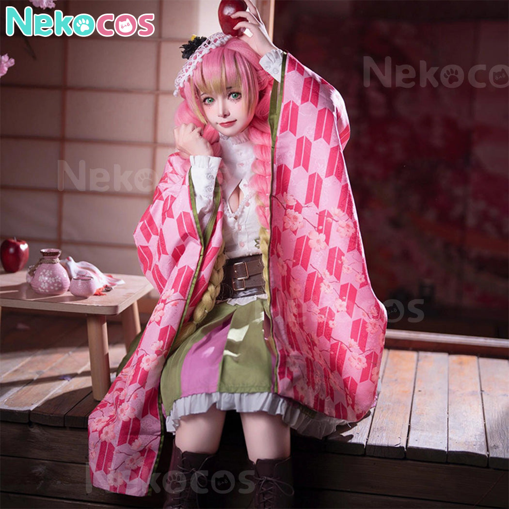 【Nekocos】Anime Cosplay Mitsuri Kanroji 5th Anniversary Cosplay Costume | In Stock
