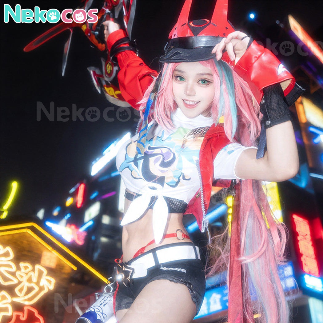 【Nekocos】Game Honkai: Star Rail Cosplay Galaxy Rangers Rappa Cosplay Costume Premium Edition | In Stock