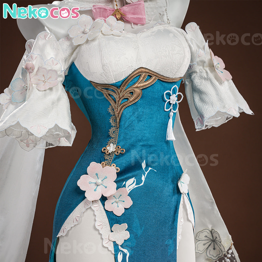 【Nekocos】Game Honkai: Star Rail Cosplay Ruanmei Plumblossom Letter Cosplay Costume Premium Edition | Custom-Tailor