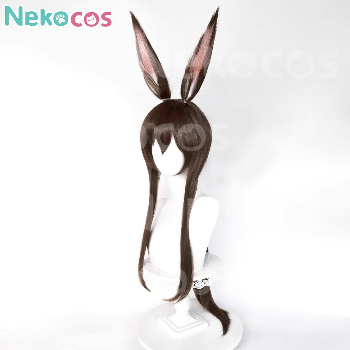 【Nekocos】Game Arknights Cosplay Amiya Cosplay Wig | In Stock