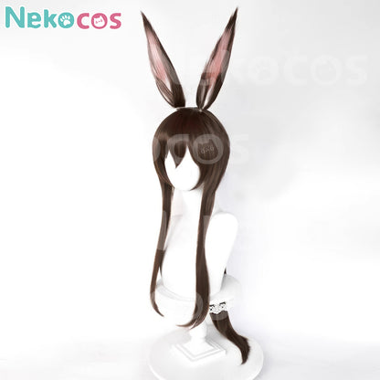 【Nekocos】Game Arknights Cosplay Amiya Cosplay Wig | In Stock