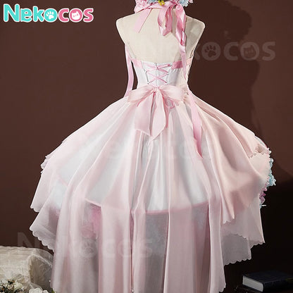 【Nekocos】Anime Cardcaptor Sakura: Clear Card Cosplay Sakura Pink Flower Dress Cosplay Costume Premium Edition | Pre-Sale