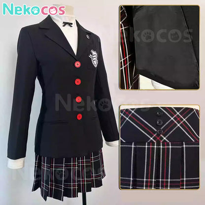 【In Stock】Game Persona 5 Cosplay Kasumi Yoshizawa Shujin Academy Cosplay Costume