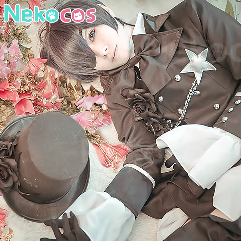 【Nekocos】Anime Black Butler Cosplay Kuroshitsuji Ciel Phantomhive Cosplay Costume | In Stock