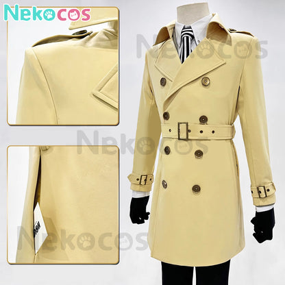 【Nekocos】Game Persona 5 Cosplay Akechi Goro Winter Daily Routine Cosplay Costume | In Stock