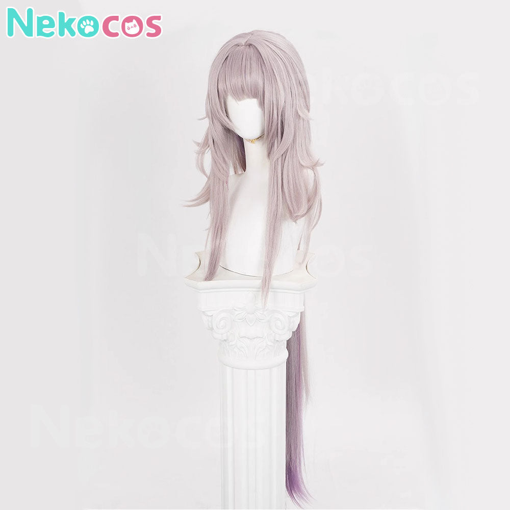 【Auf Lager】Spiel Honkai: Star Rail Cosplay Die Herta Farbverlauf Cosplay Perücke