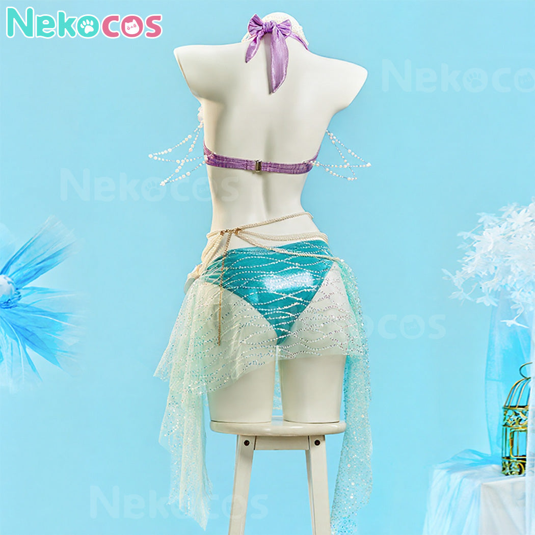 【Nekocos】Mermaid Cosplay Swimsuit Summer Beach Anime Game Hot Spring Bikini | Custom-Tailor