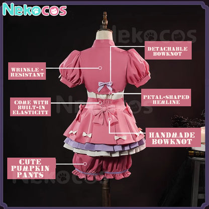 【Vorverkauf】Game Identity Ⅴ Cosplay Cheerleader Lily Barriere x Sanrio Characters Crossover II Cosplay-Kostüm in Übergröße