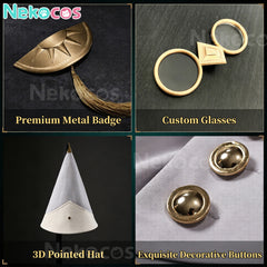 Custom-Tailored Qifrey Cosplay Costume - Nekocos Premium EditionAnime,Costume,Witch Hat Atelier