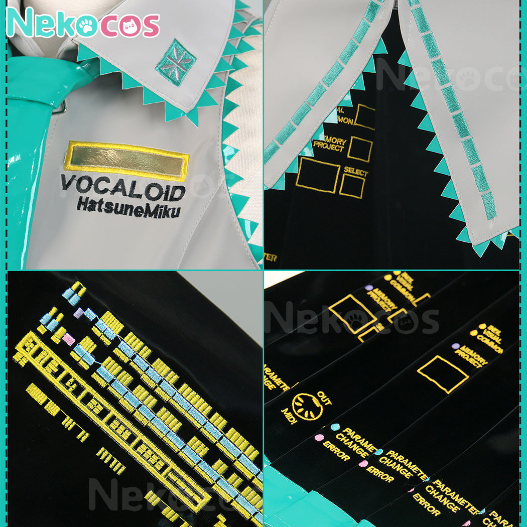 【Nekocos】Vocaloid Hatsune Miku Cosplay Snow Hatsune Cosplay Costume | In Stock