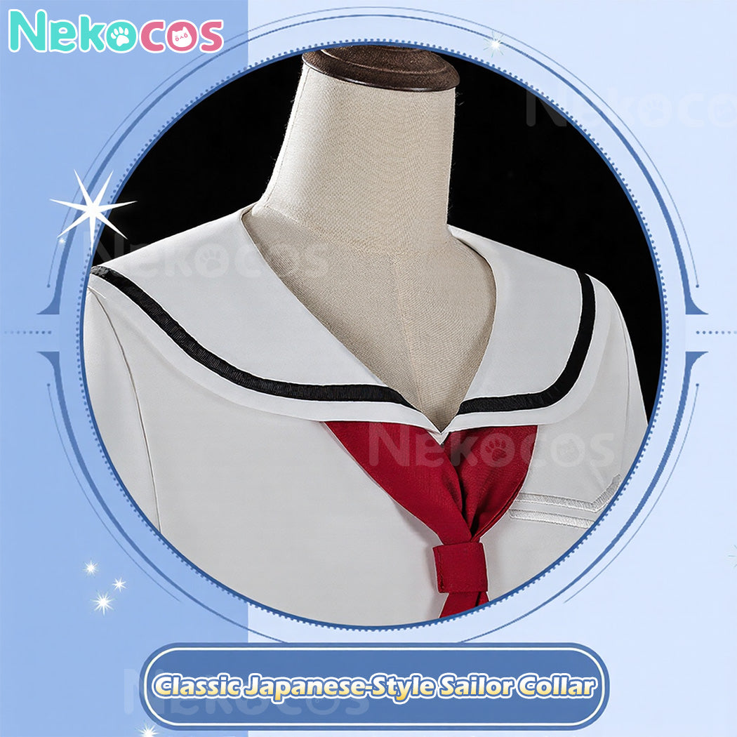 【Nekocos】Anime Cosplay Syaoran Li Main Summer Uniform Cosplay Costume | In Stock