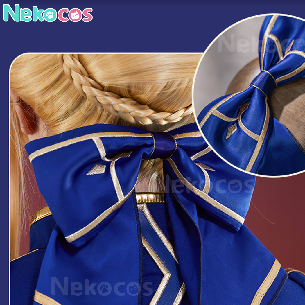 【Nekocos】Game Honkai:Star Rail Cosplay Saber Altria Pendr Cosplay Costume Premium Edition | In Stock