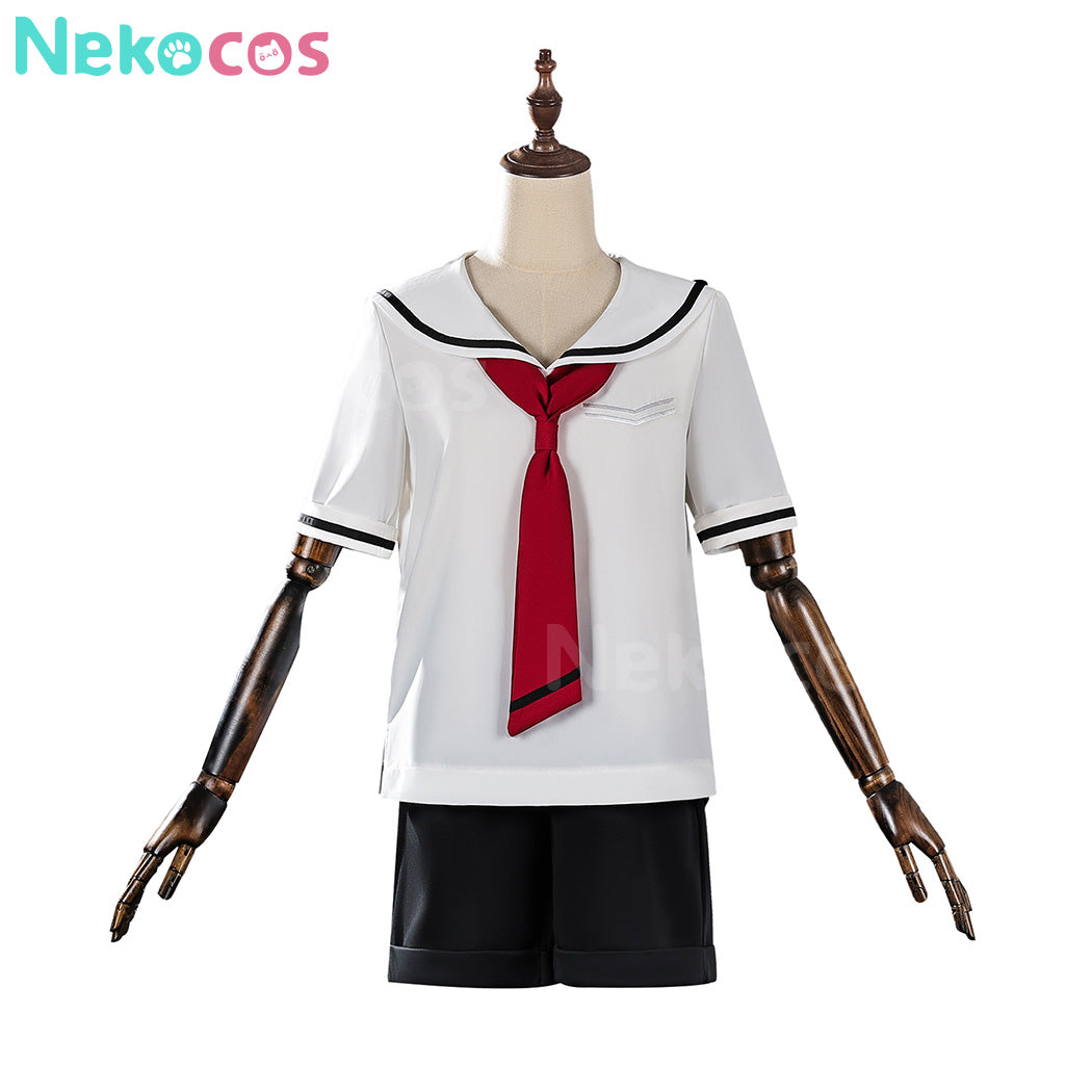 【Nekocos】Anime Cosplay Syaoran Li Main Summer Uniform Cosplay Costume | In Stock