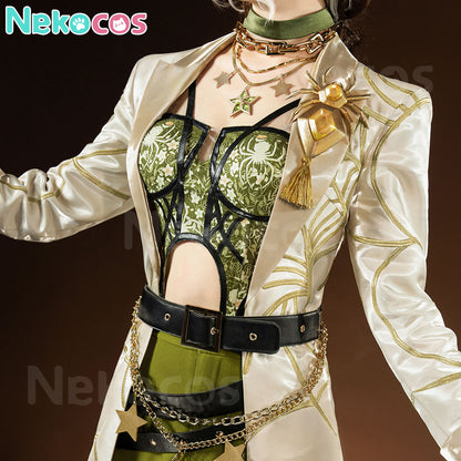 【Nekocos】Game Identity V Cosplay Barmaid Demi Bourbon Proofreader Cosplay Costume Premium Edition | In Stock