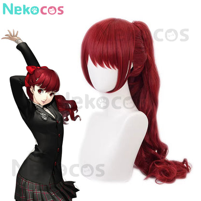 【In Stock】Game Persona 5 Cosplay Kasumi Yoshizawa Monster Thief Suit Cosplay Wig