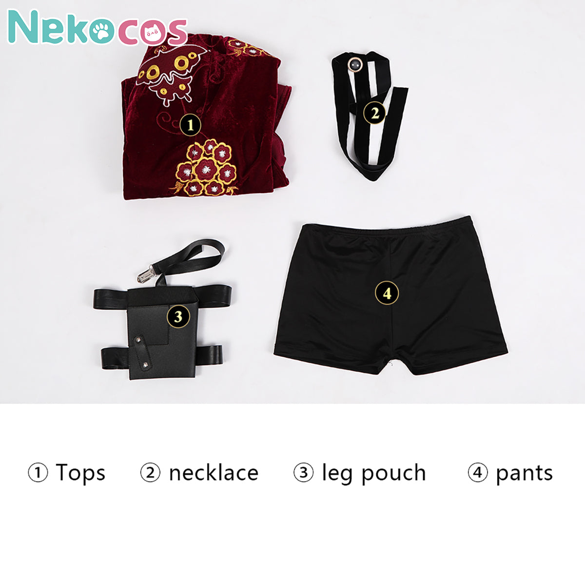 【Nekocos】Movie Cosplay Costume Halloween Cape Standard Collar Custom Christmas Cosplay Costume | Custom-Tailor