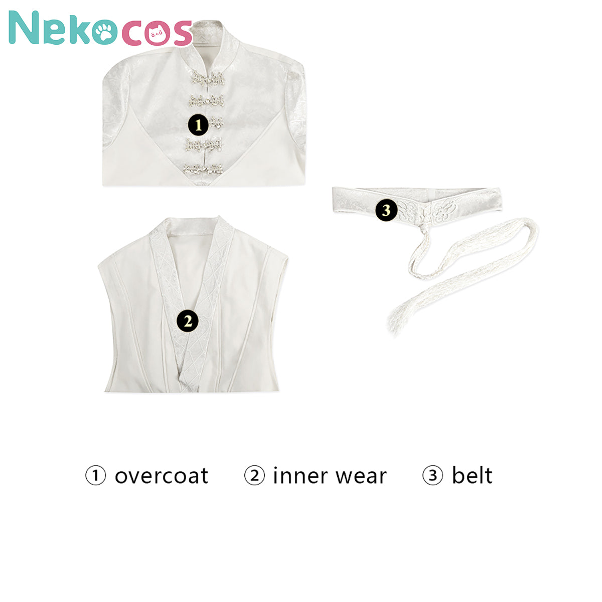 【Nekocos】Movie Cosplay Costume Halloween Cape Standard Collar Custom Christmas Cosplay Costume | Custom-Tailor