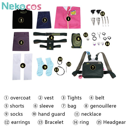【Nekocos】Movie Cosplay Costume Halloween Cape Standard Collar Custom Christmas Cosplay Costume | Pre-Sale
