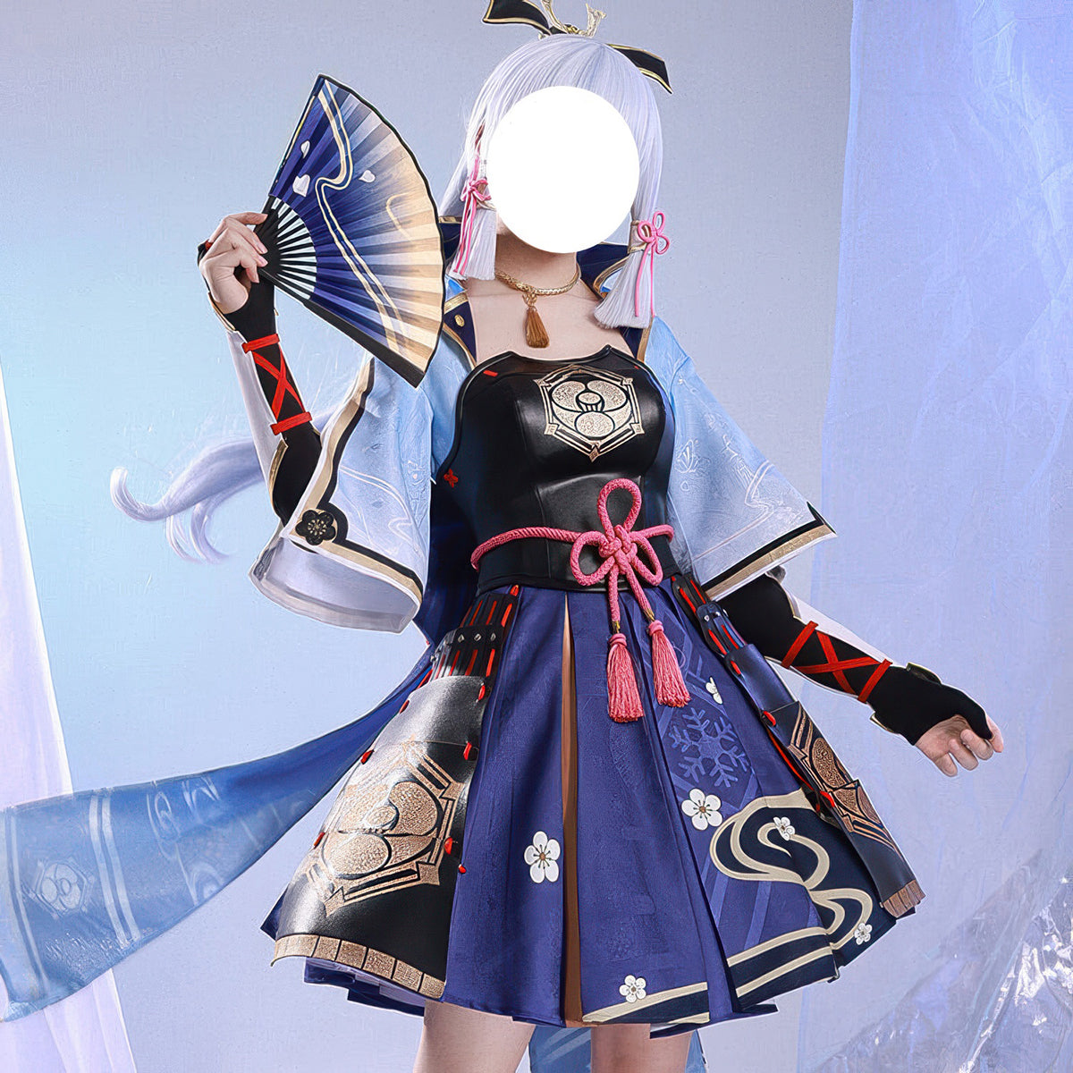 【Nekocos】Game Genshin Impact Cosplay Kamisato Ayaka Cosplay Costume Premium Edition