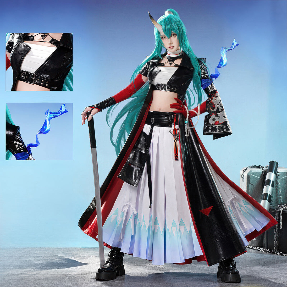 Hoshiguma Cosplay Costume Premium Edition - In Stock NowArknights,Costume,Game