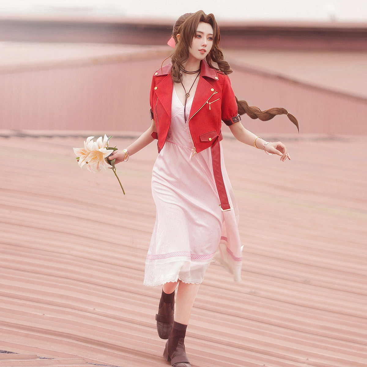 Aerith Cosplay Costume Custom Tailor – Shop NowCostume,Final Fantasy VII,Game
