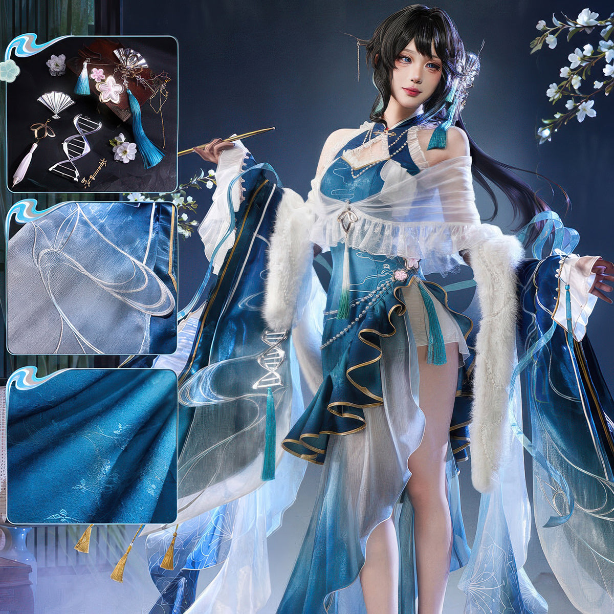 Honkai Star Rail Ruanmei Plumblossom Costume - Premium EditionCostume,Game,Honkai: Star Rail