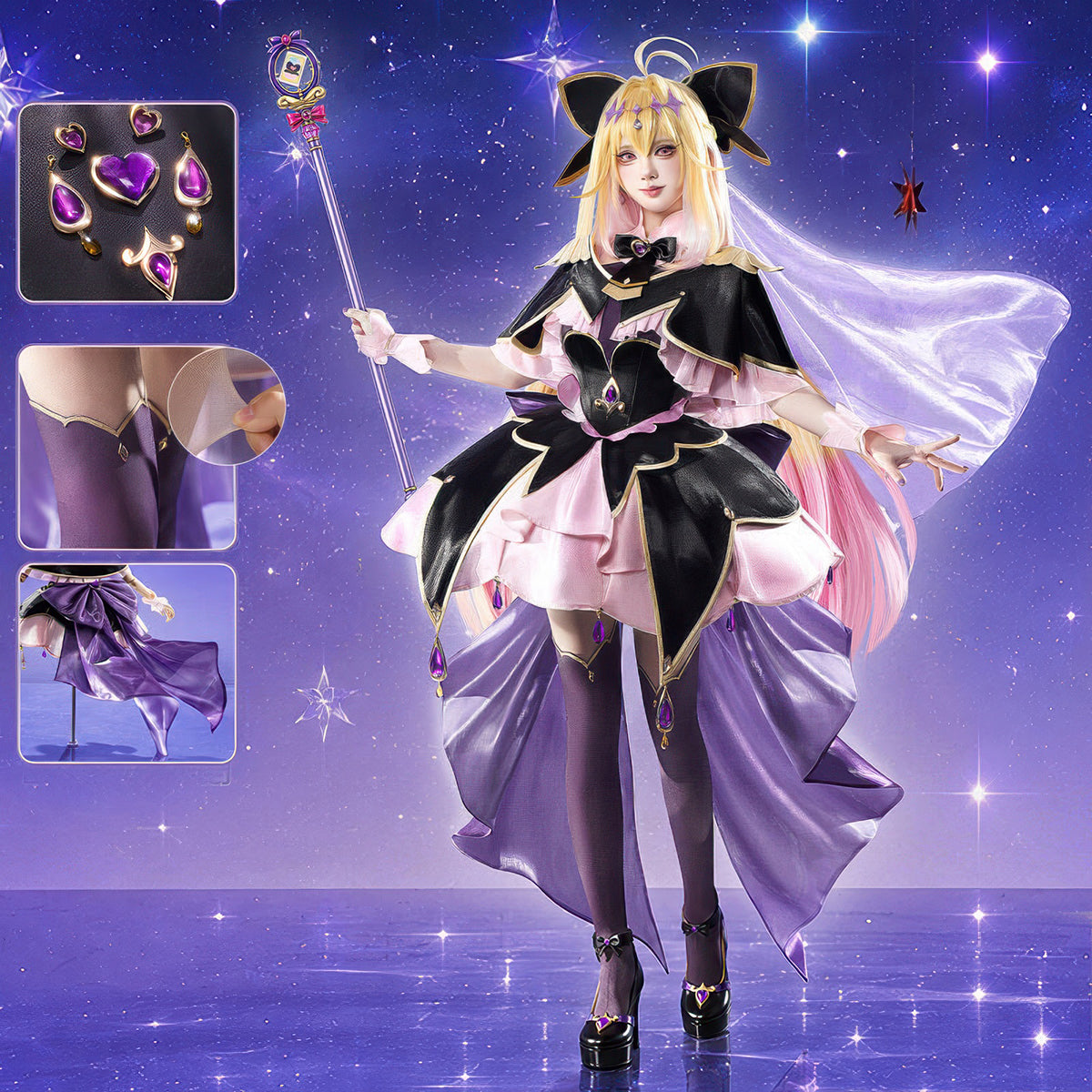 Moria Ruruka Cosplay Costume – Premium Custom EditionAnime,Costume,Star Detective Precure!