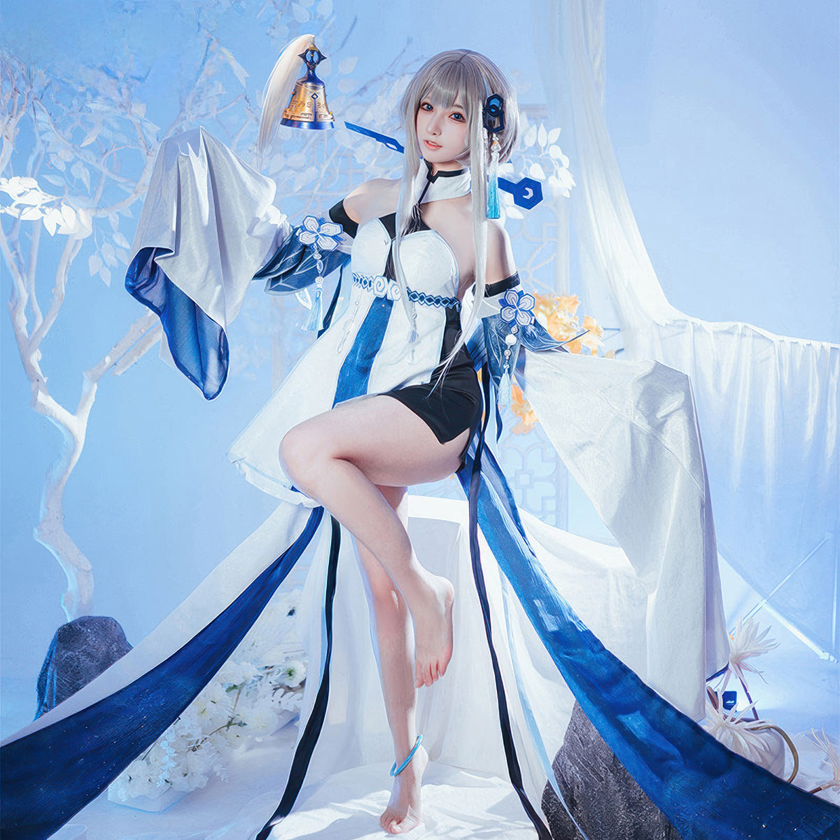 【Nekocos】Game Genshin Impact Cosplay Guizhong Lord of Dust Cosplay Costume