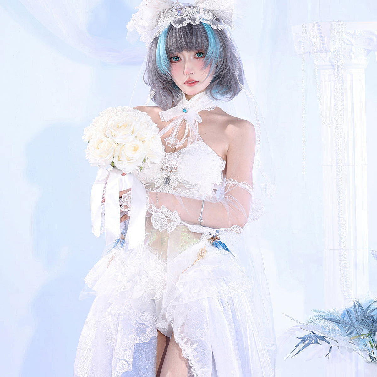 Azur Lane Cheshire Cosplay Costume - Premium Edition In StockAzur Lane,Costume,Game